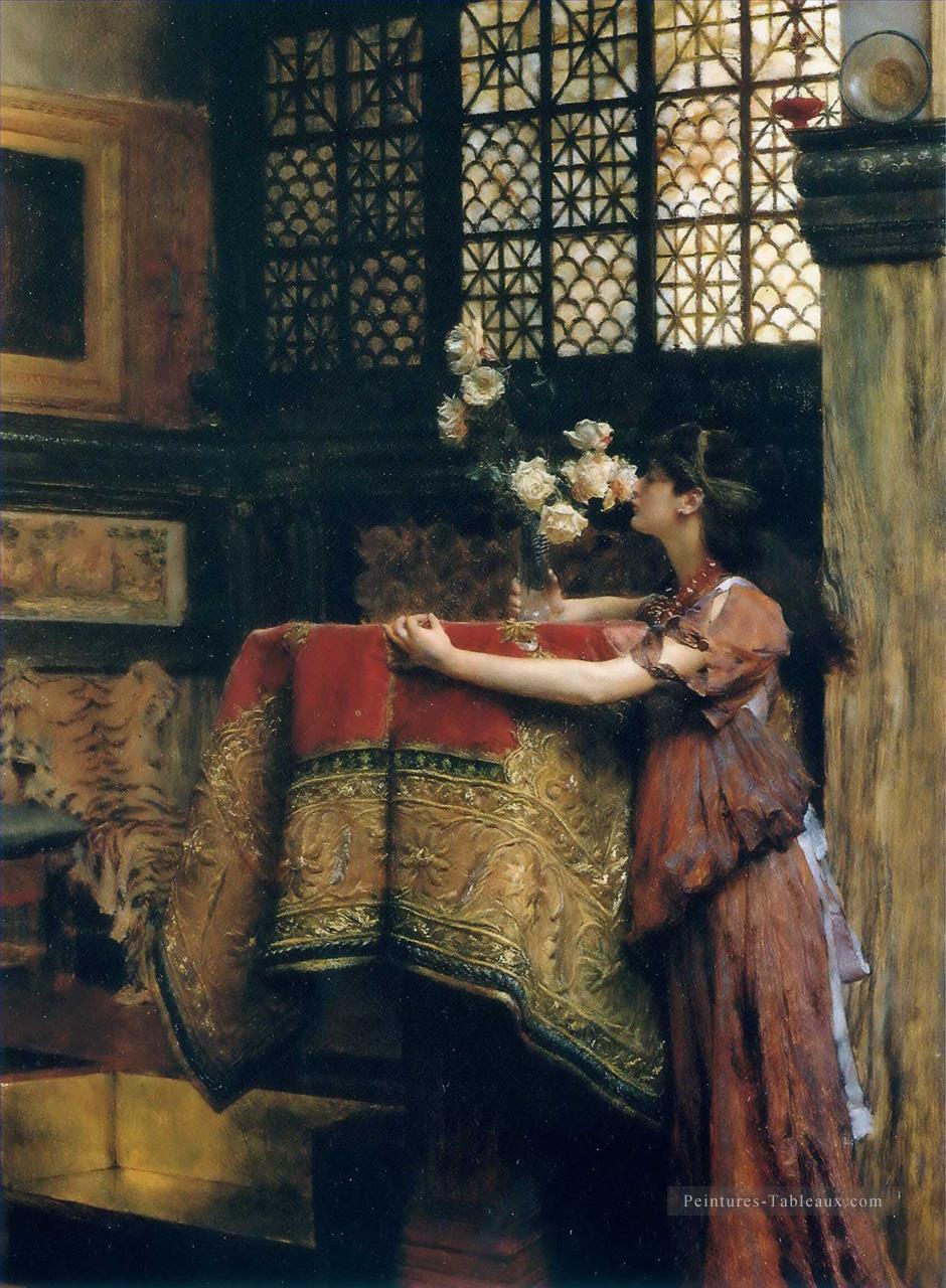 Dans mon studio romantique Sir Lawrence Alma Tadema Peintures à l'huile